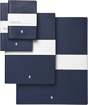 モンブラン ノート 146 インディゴ 113593 Amazon.com : Montblanc Notebook Indigo Lined #146 Fine